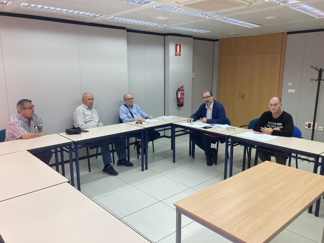 Reunión de CCOO con la Asociacion de Afectados por el Amianto