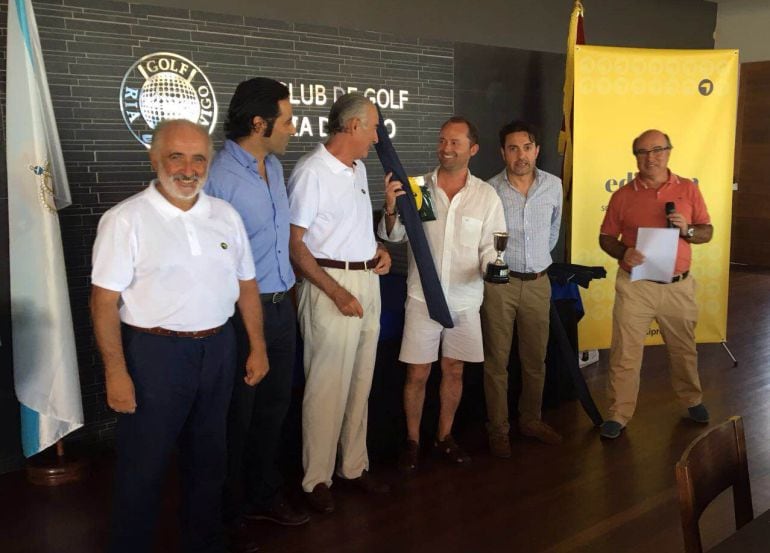 Un momento de la entrega de premios del Campeonato Ediprem de Golf.