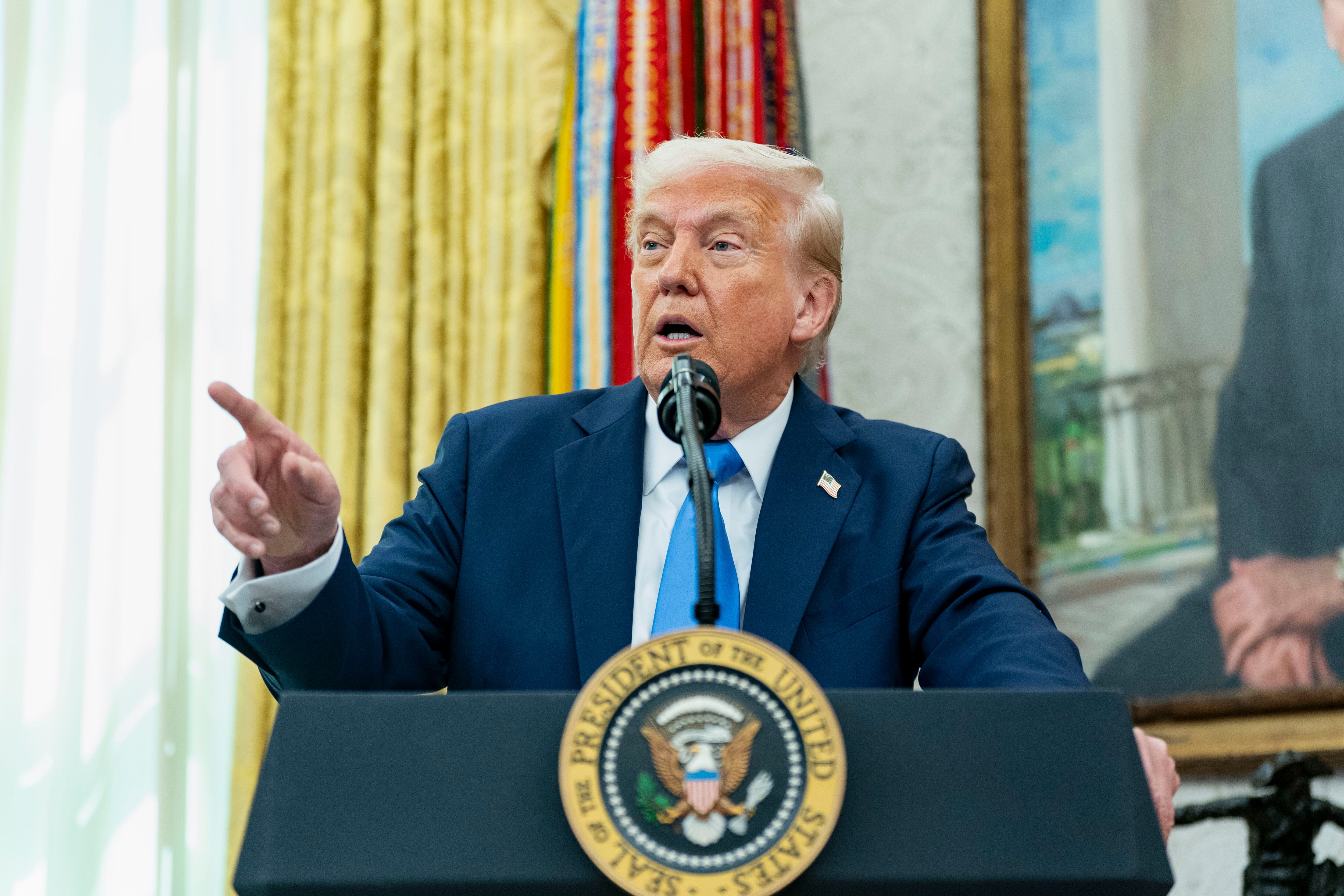 El presidente de EEUU, Donald Trump.