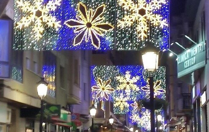 Alumbrado en 2021 en La Línea