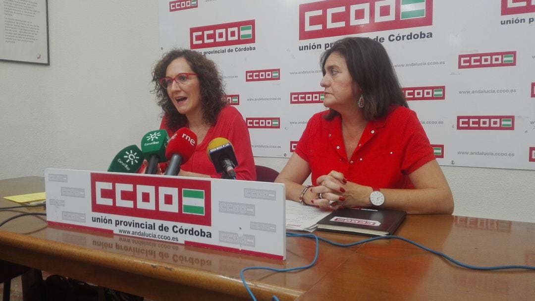 Nuria López (izquierda) y Marina Borrego.