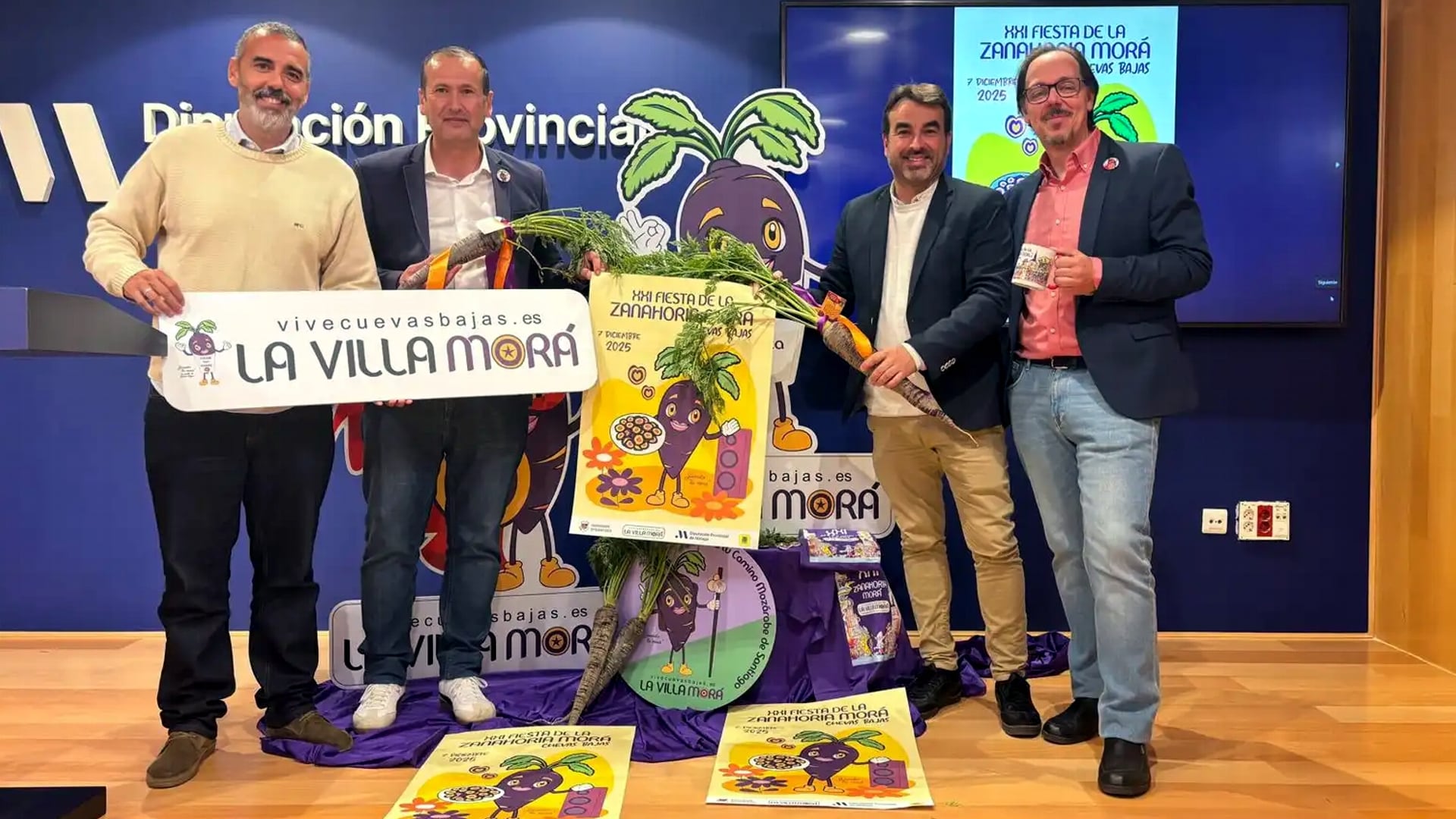 Presentación de la XXI Fiesta de la Zanahoria Morá de Cuevas Bajas