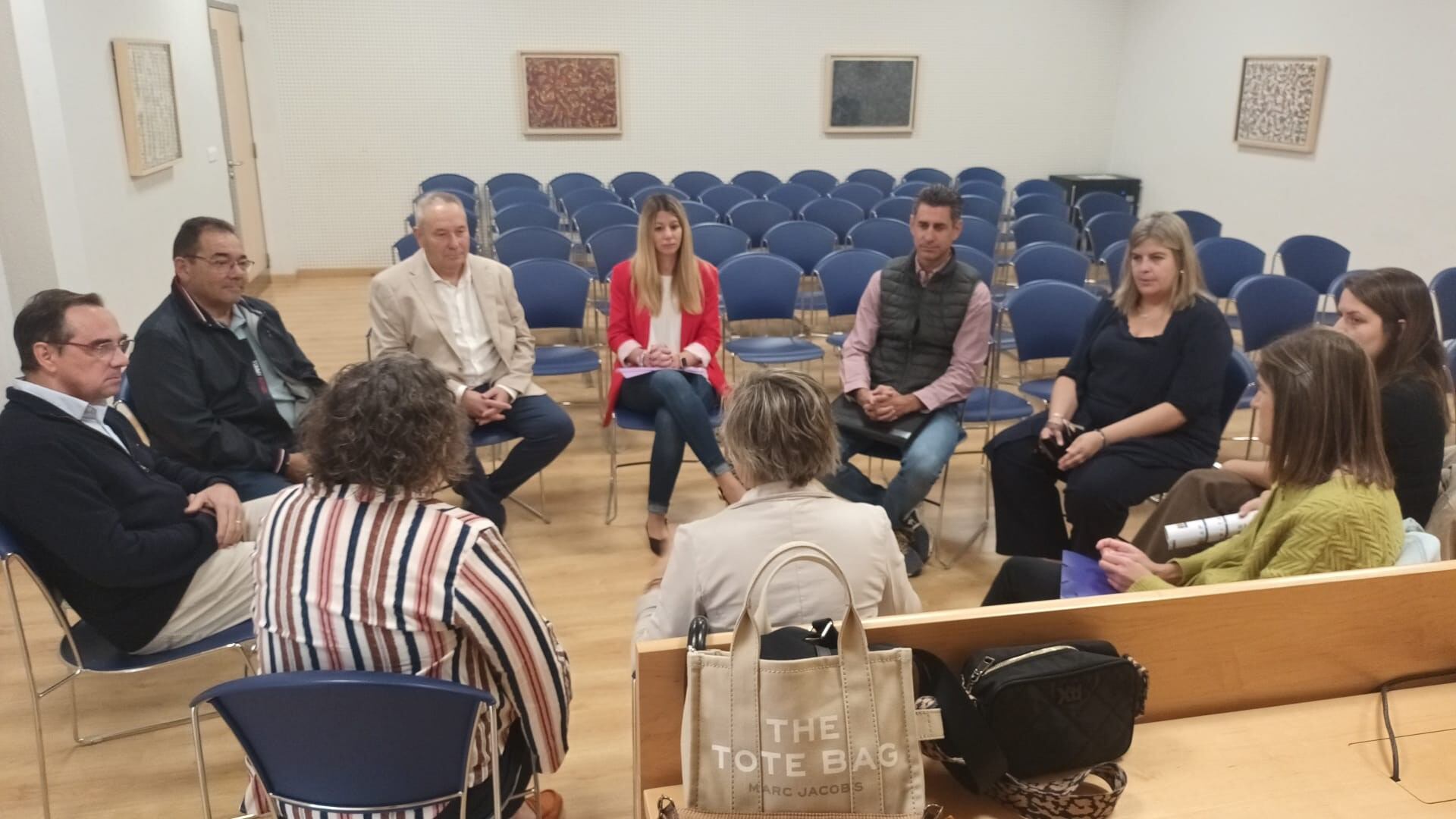 Reunión entre la Plataforma y representantes de las comarcas 