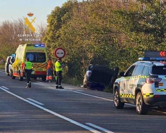 El accidente de Castejón de Monegros se cobró la última víctima mortal en la provincia de Huesca