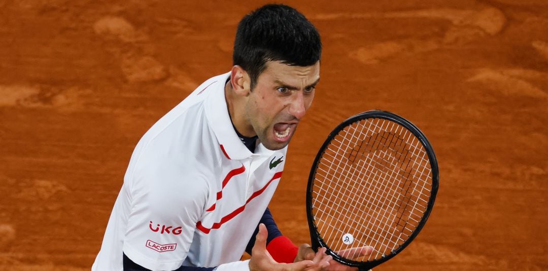 Novak Djokovic, durante el partido ante Pablo Carreño