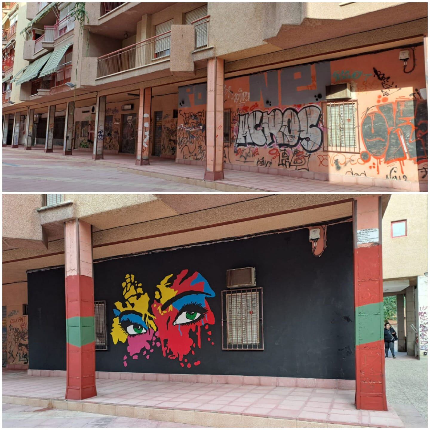 La Oficina del Grafiti realiza más de medio centenar de intervenciones artísticas en barrios y pedanías de Murcia