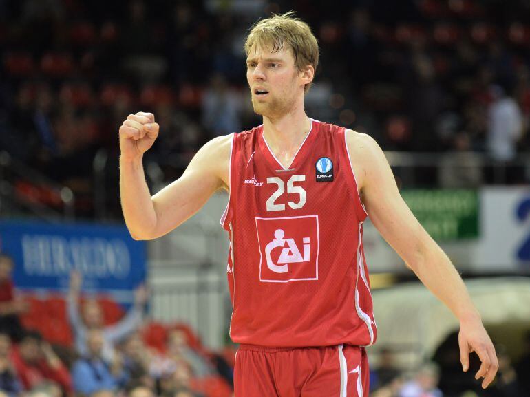 Henk Norel, en un partido de la última edición de la Eurocup