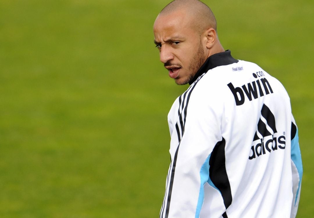 Faubert, en su etapa en el Real Madrid.