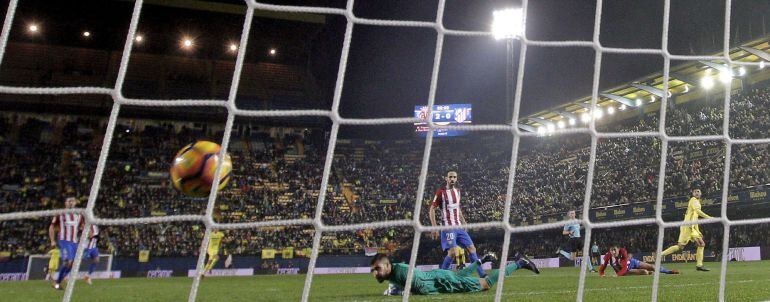 Imagen de El Madrigal, escenario del Villarreal-Toledo, en un reciente partido de Liga 