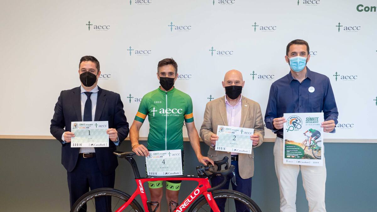 Nace la primera edición de la "AECC Aragón Bike"