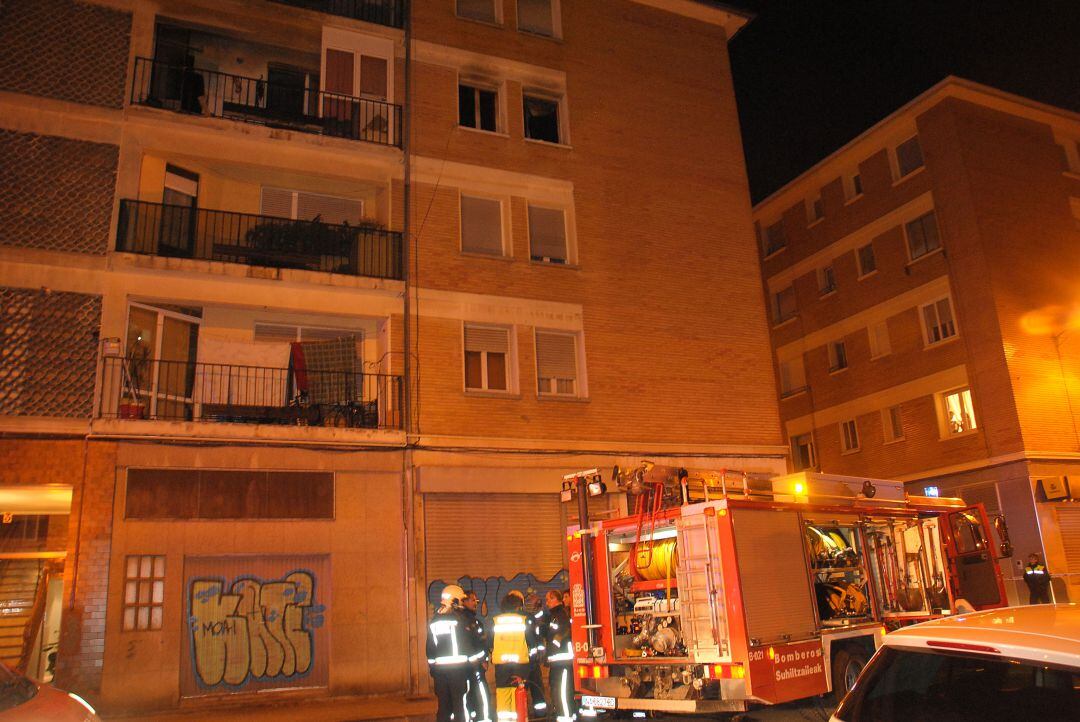 Piso incendiado
