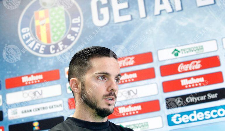 Pablo Sarabia en rueda de prensa