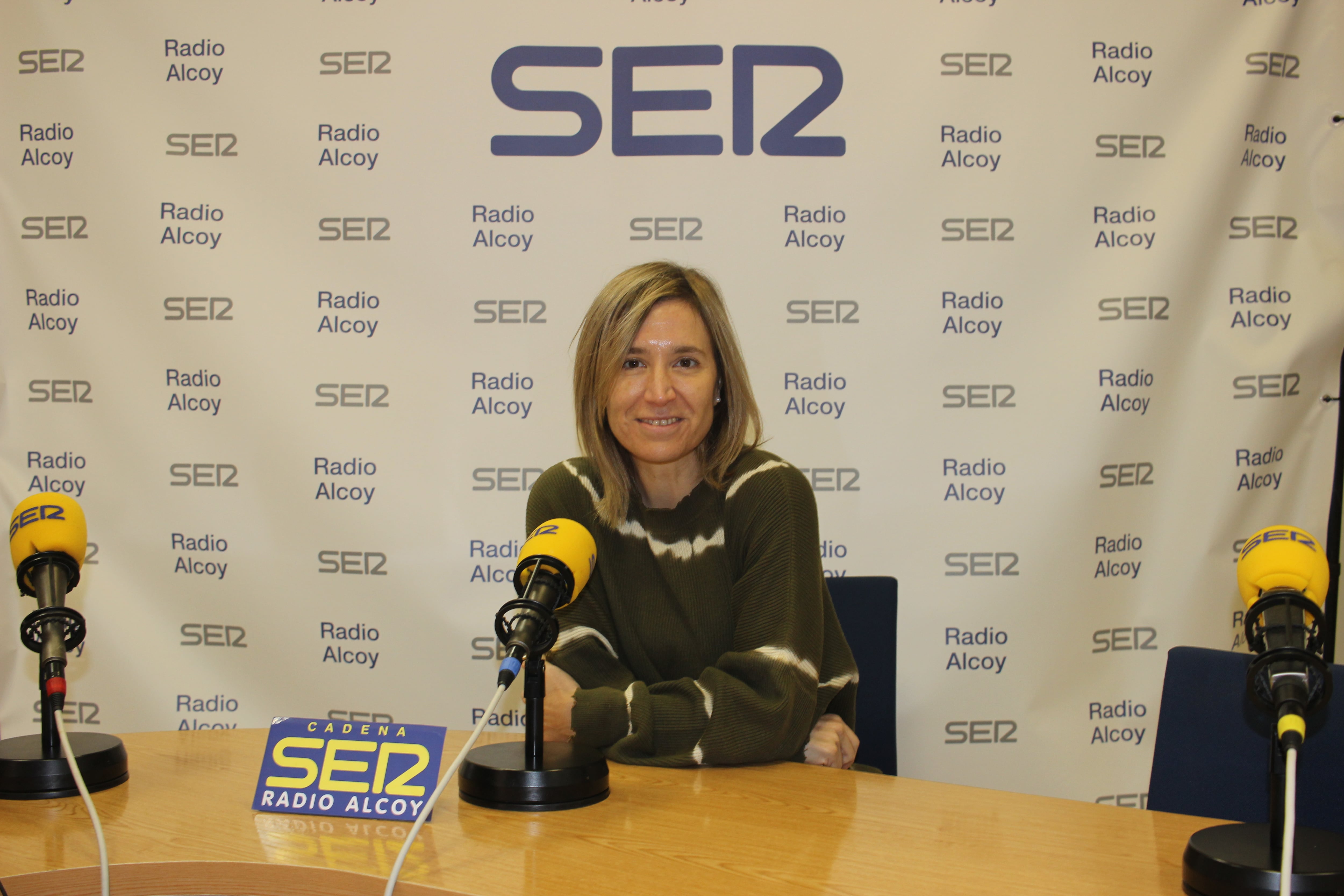 Elisa Guillem en Radio Alcoy