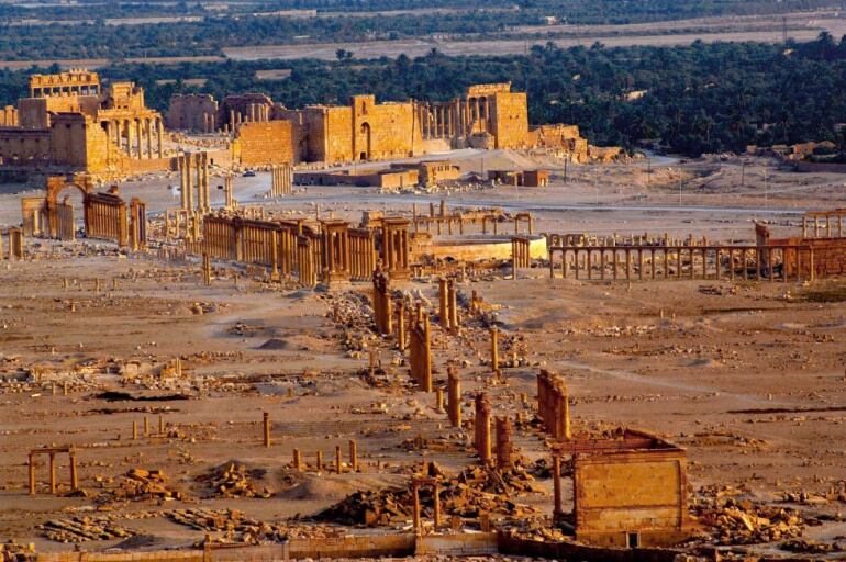 FOTOGALERÍA: La destrucción en Palmira tras la retirada de Dáesh