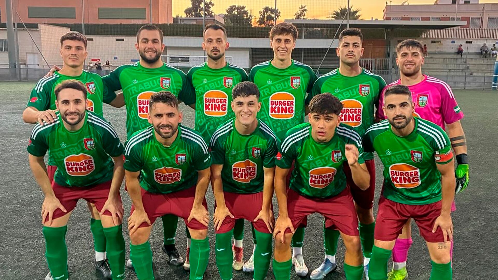 El CD Trabuco, hace dos semanas en el duelo ante el Malaka