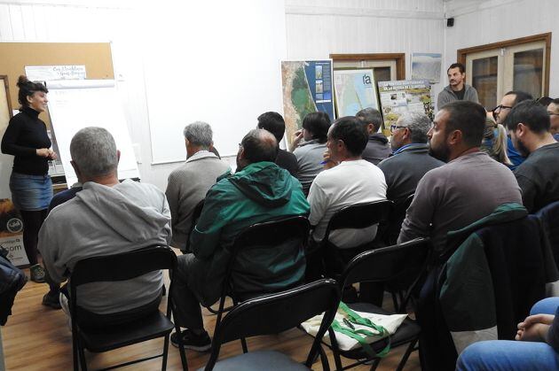 Participantes en el curso de barqueros de la Albufera de Valencia