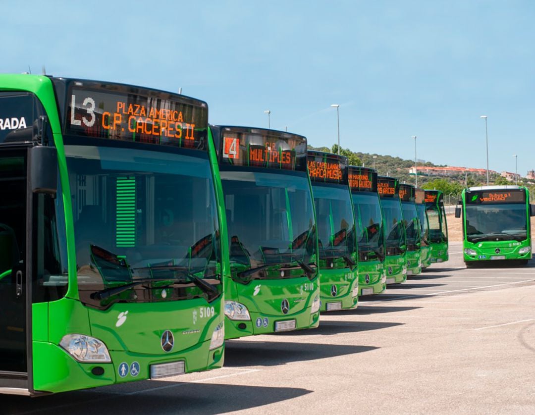 Flota de autobuses urbanos de Cáceres