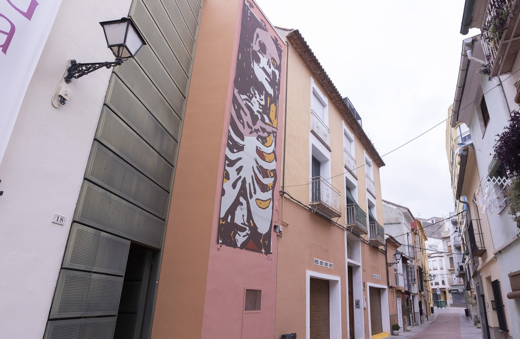 Mural de Noé Peiró en la ciudad de Gandia