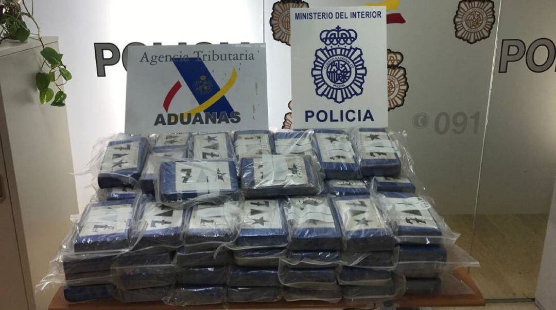 Un cargamento de cocaína de una actuación anterior.