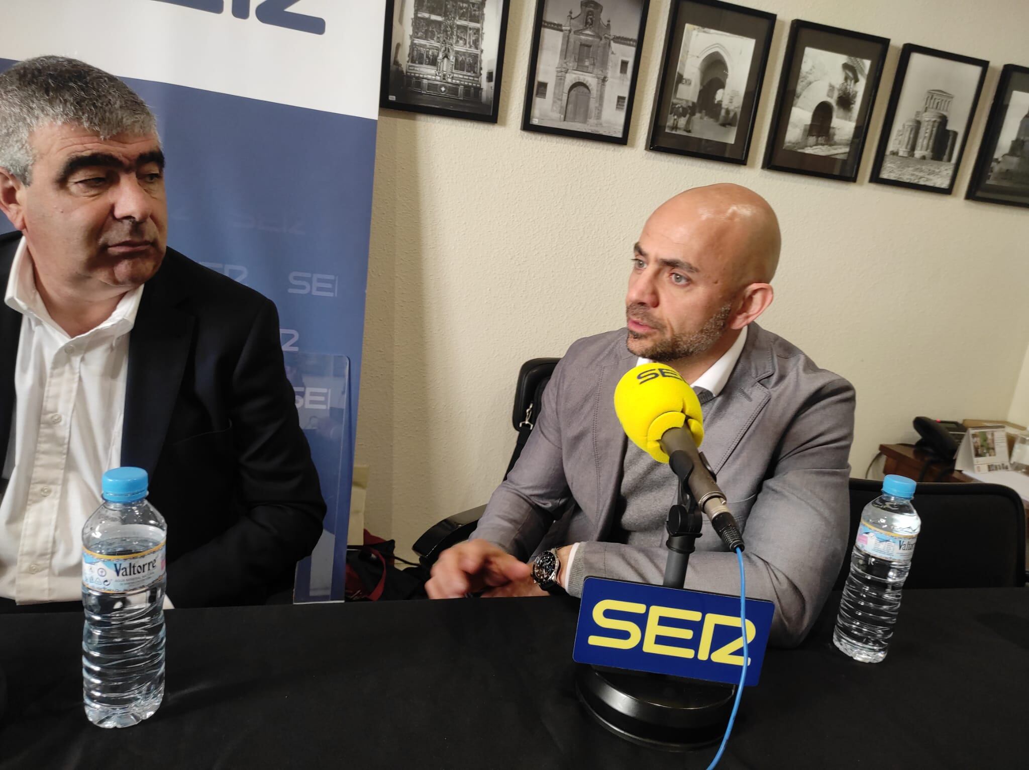 Alejandro Martín (Plastic Omnium, (i) ) y Luis Tobías (Mars)