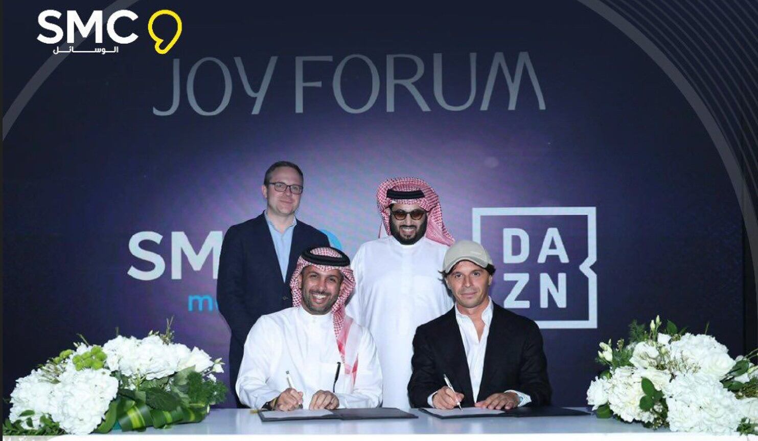 La firma contó con la presencia de Turki Al-Sheikh.