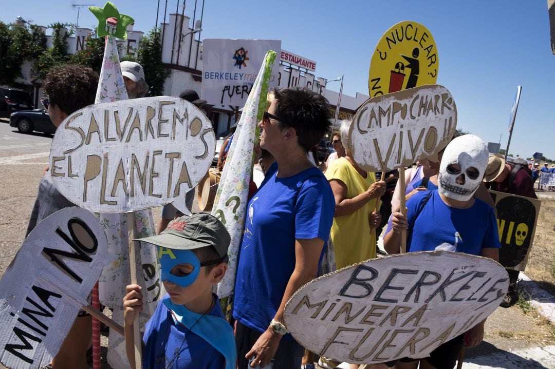 Protestas contra la mina de uranio en Retortillo, Salamanca