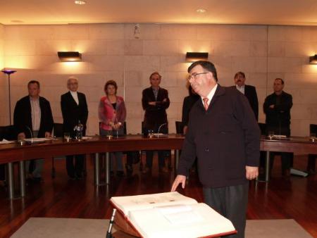 Juan José Rodríguez tomando posesión como diputado provincial