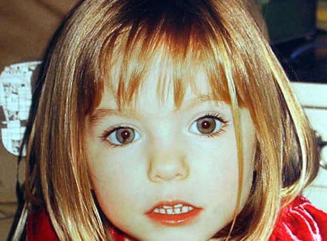 Madeleine McCann, la niña desparecida en el sur de Portugal