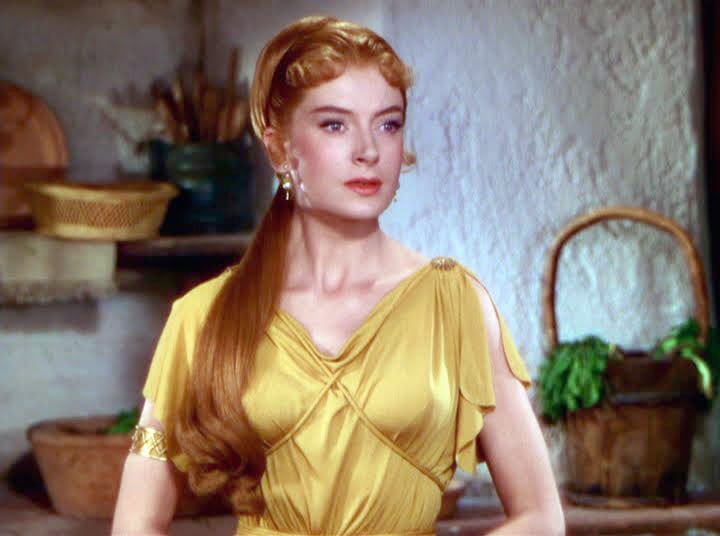 Deborah Kerr en una escena de Quo Vadis