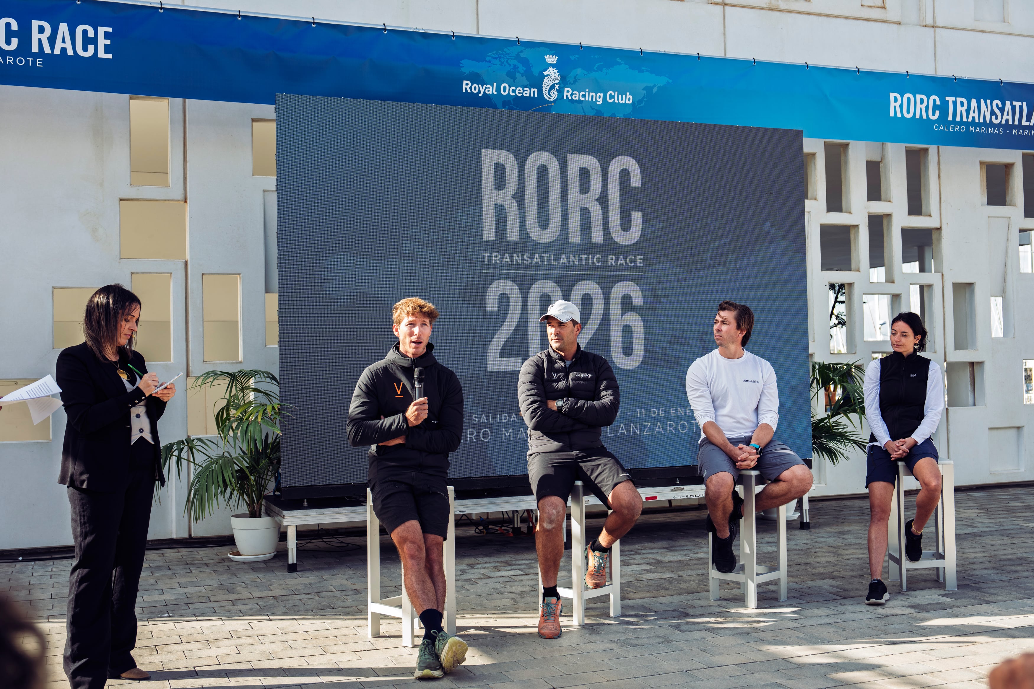Press Conference, RORC Transatlantic 2026, Marina Lanzarote.