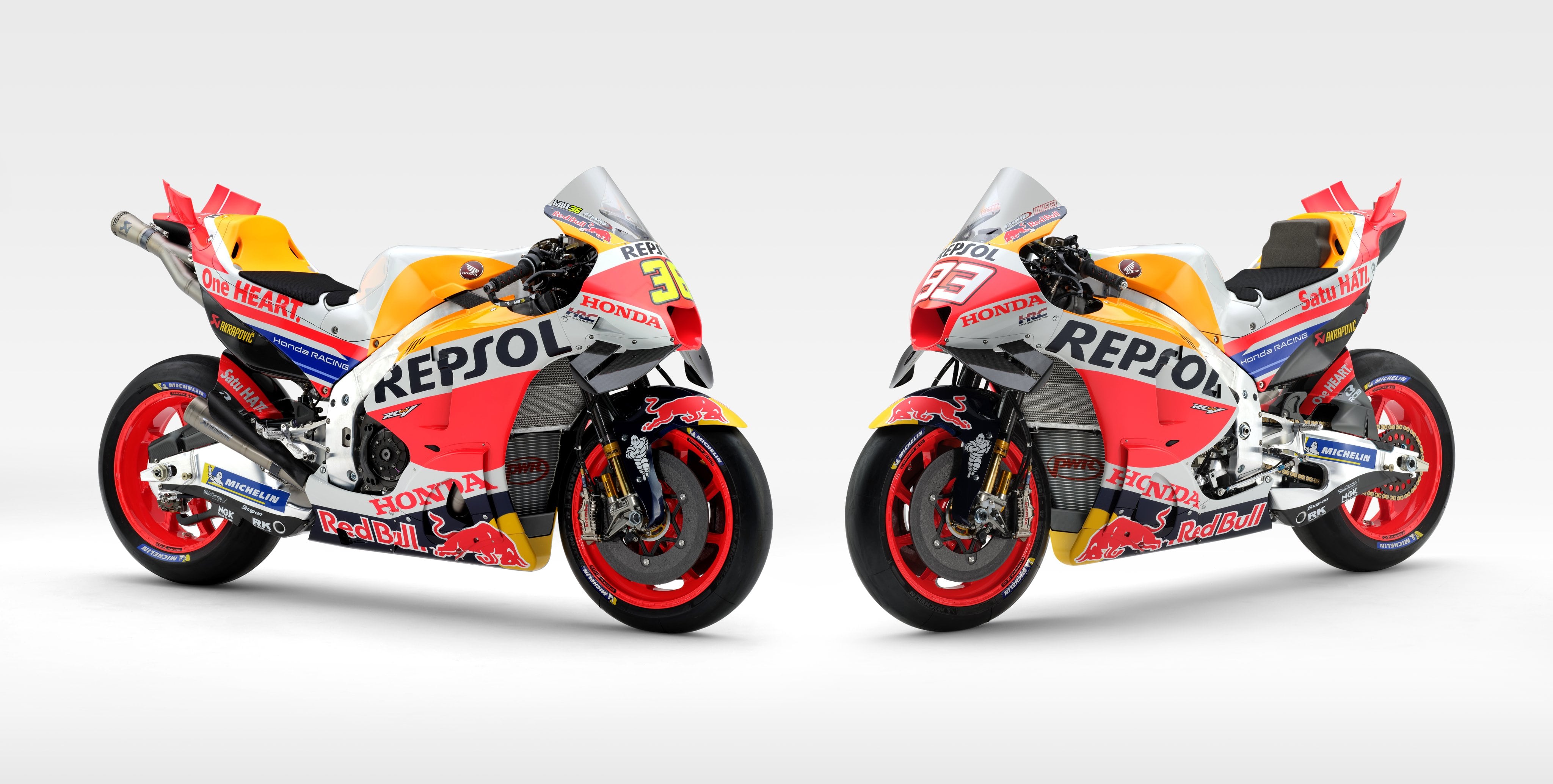 La nueva moto de Márquez y Mir (Repsol Honda).