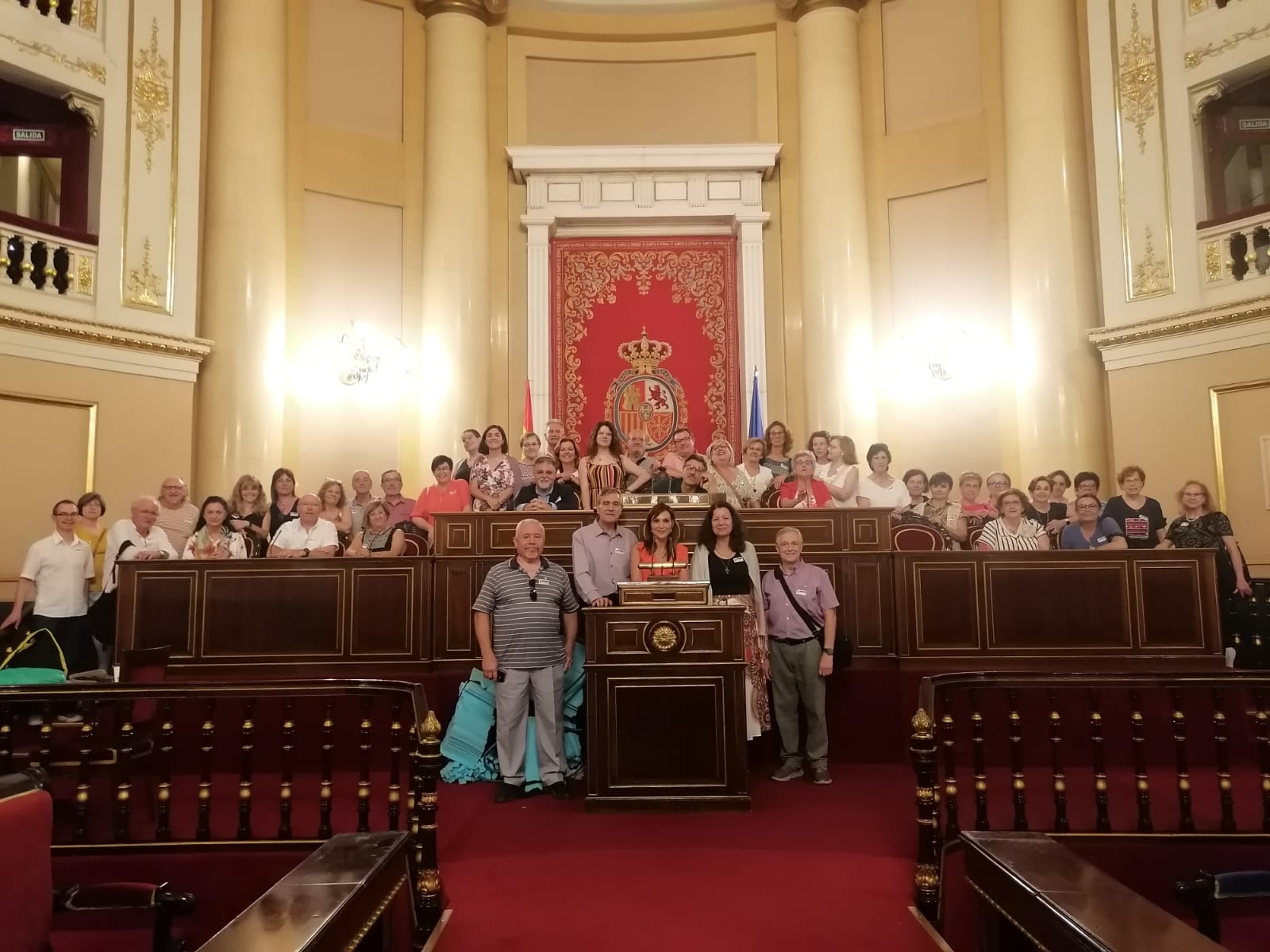 Visita al Congreso y al Senado, en Madrid