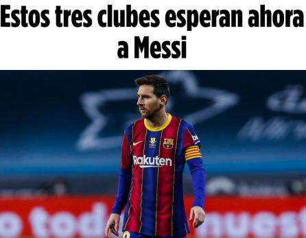 The Bild ya explicó que tres pretendientes le han surgido a Messi