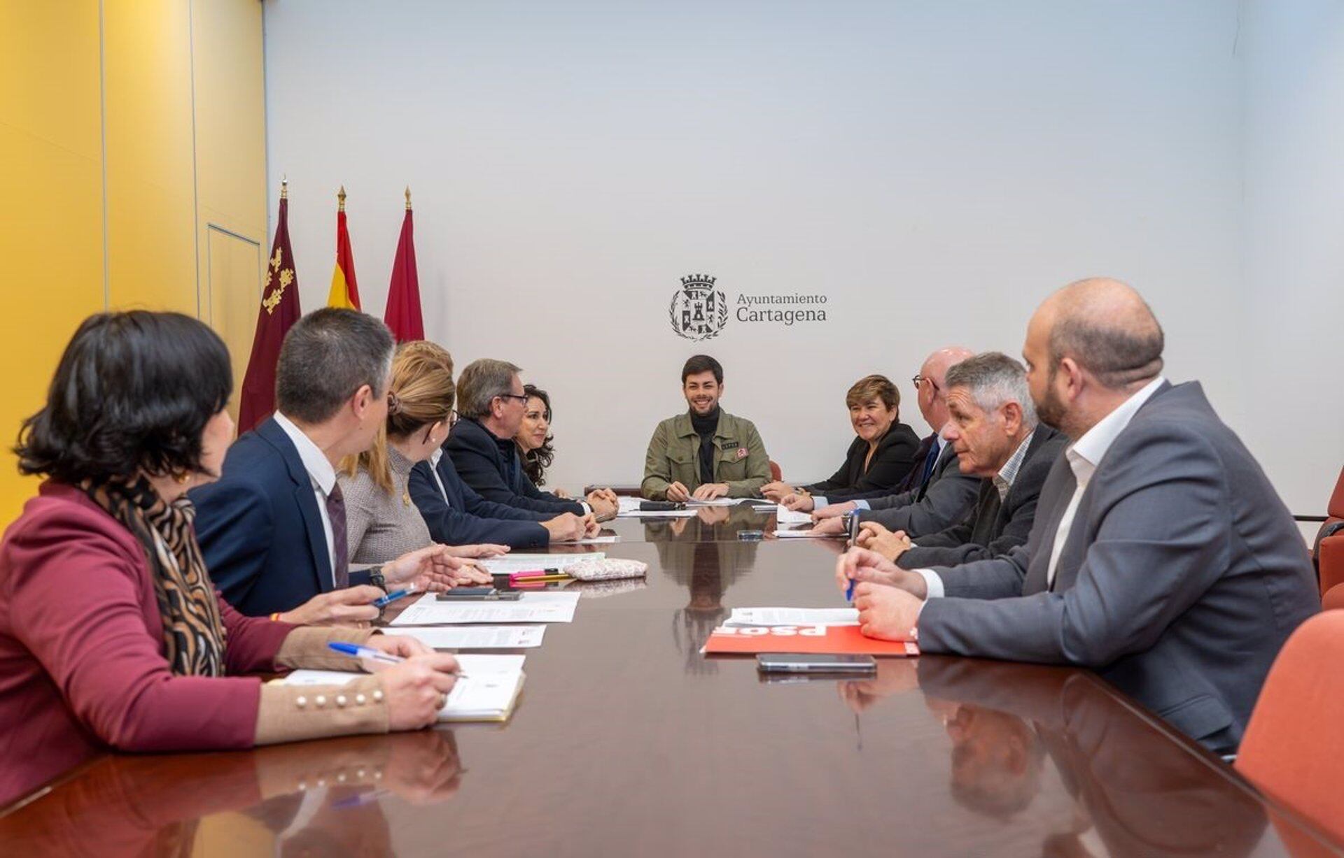 Reunión de la comisión informativa de Hacienda e Interior del Ayuntamiento de Cartagena