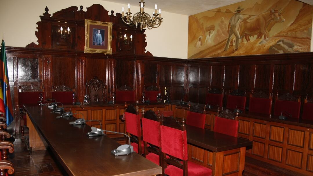 Salón de plenos del ayuntamiento de Los Llanos de Aridane