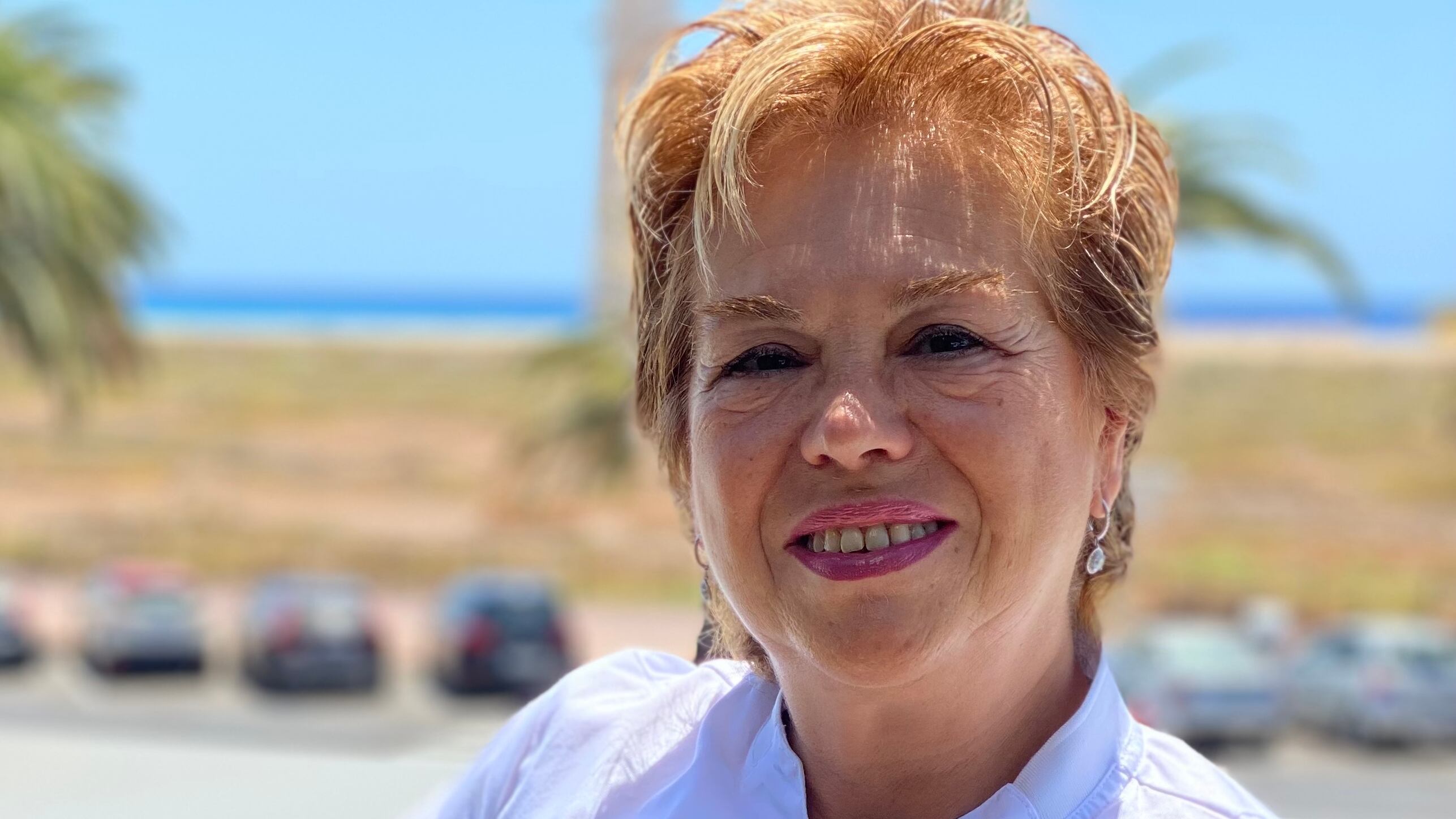 Mari Carmen Velez, copropietaria del restaurante "Lo Nuestro"