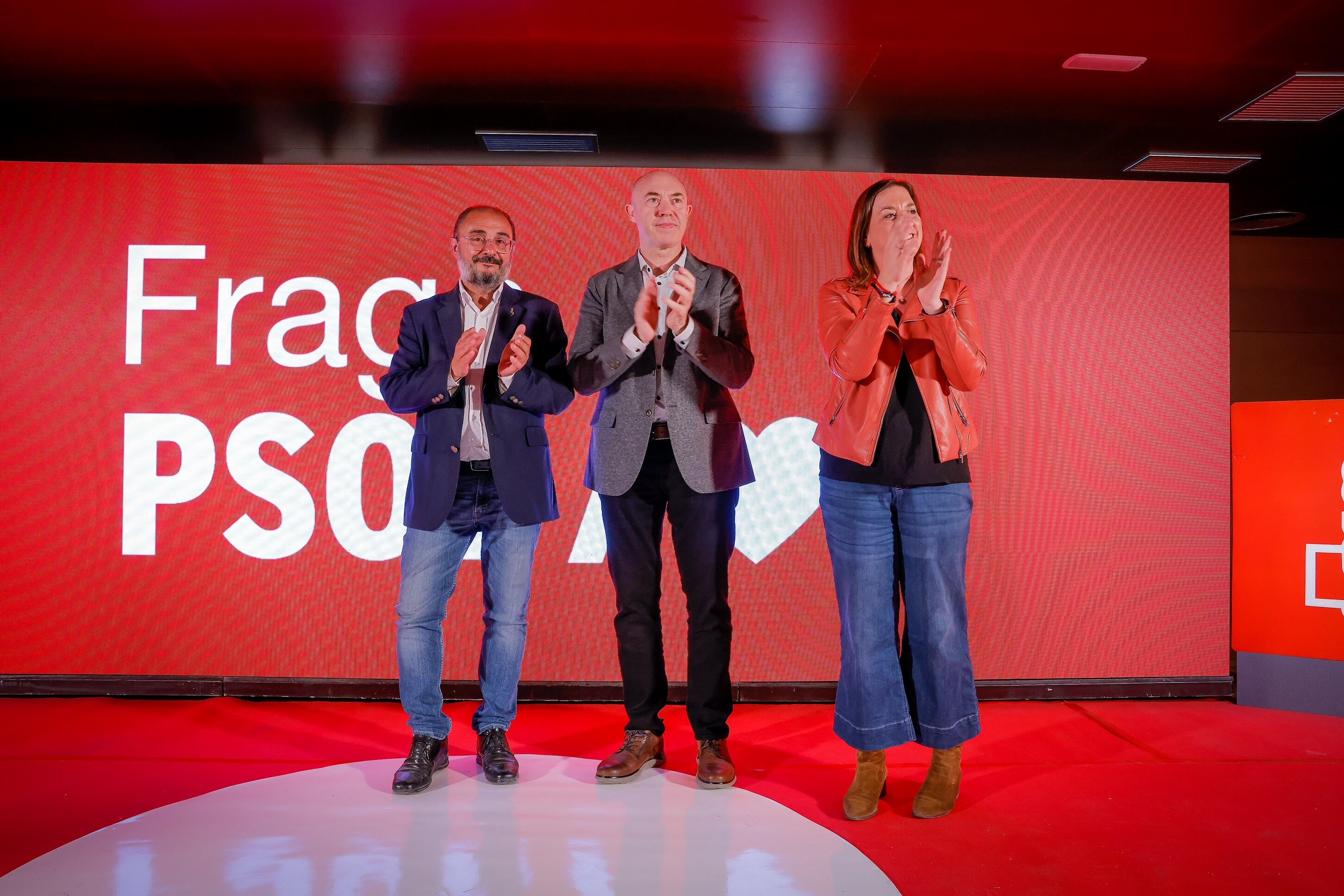 Acto del PSOE en Fraga