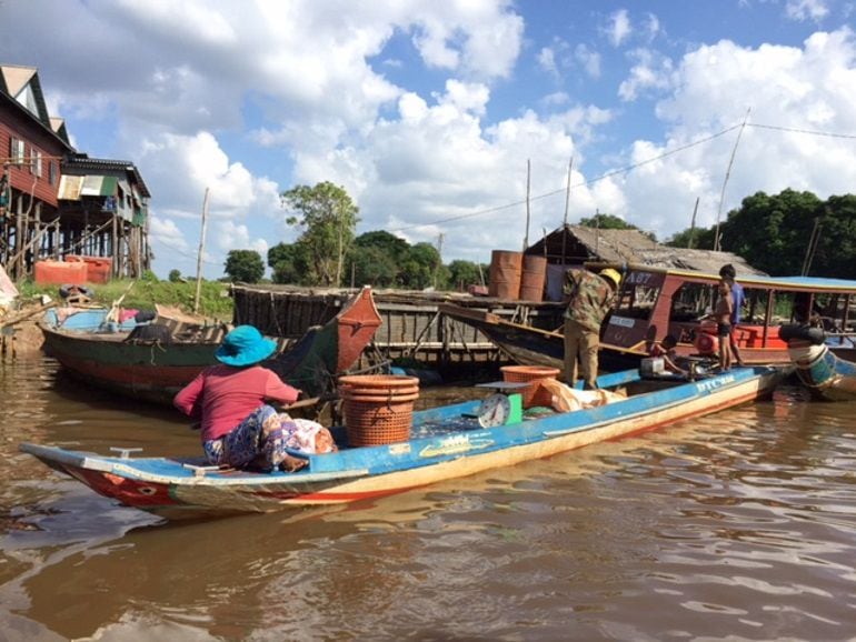 Phouk Langdy, pescador en Tonlé Sap, Camboya. Foto: Marta del Vado