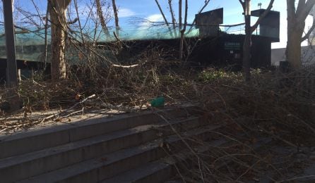 Imagen de la Plaza de Rosales este miércoles.