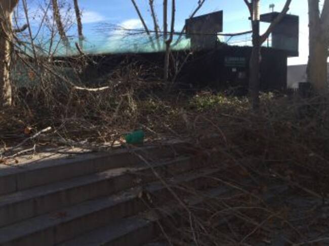 Imagen de la Plaza de Rosales este miércoles.