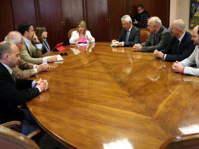 Imagen de la reunión en el Ayuntamiento de Jerez
