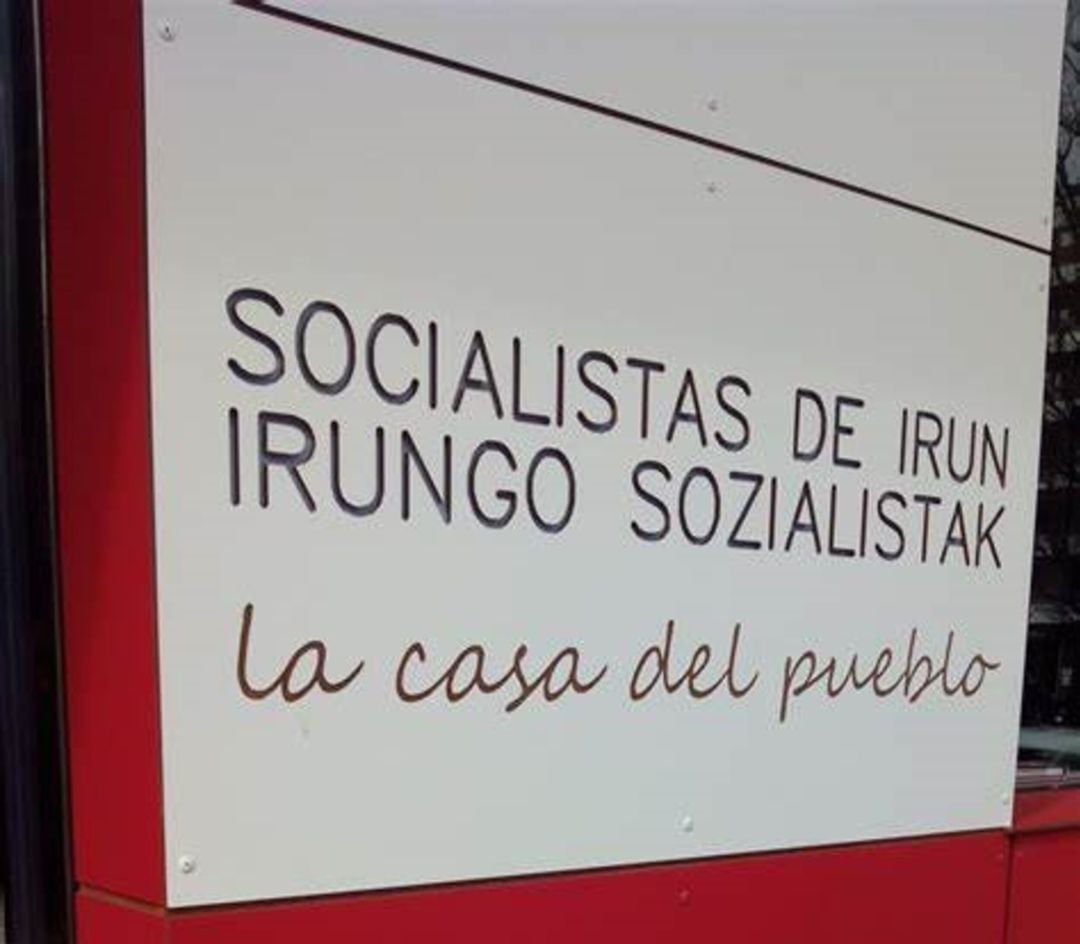 La casa del pueblo, sede de los Socialistas de Irun 