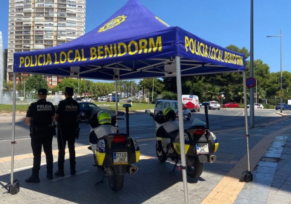 Dispositivo especial de tráfico / Policía Local de Benidorm