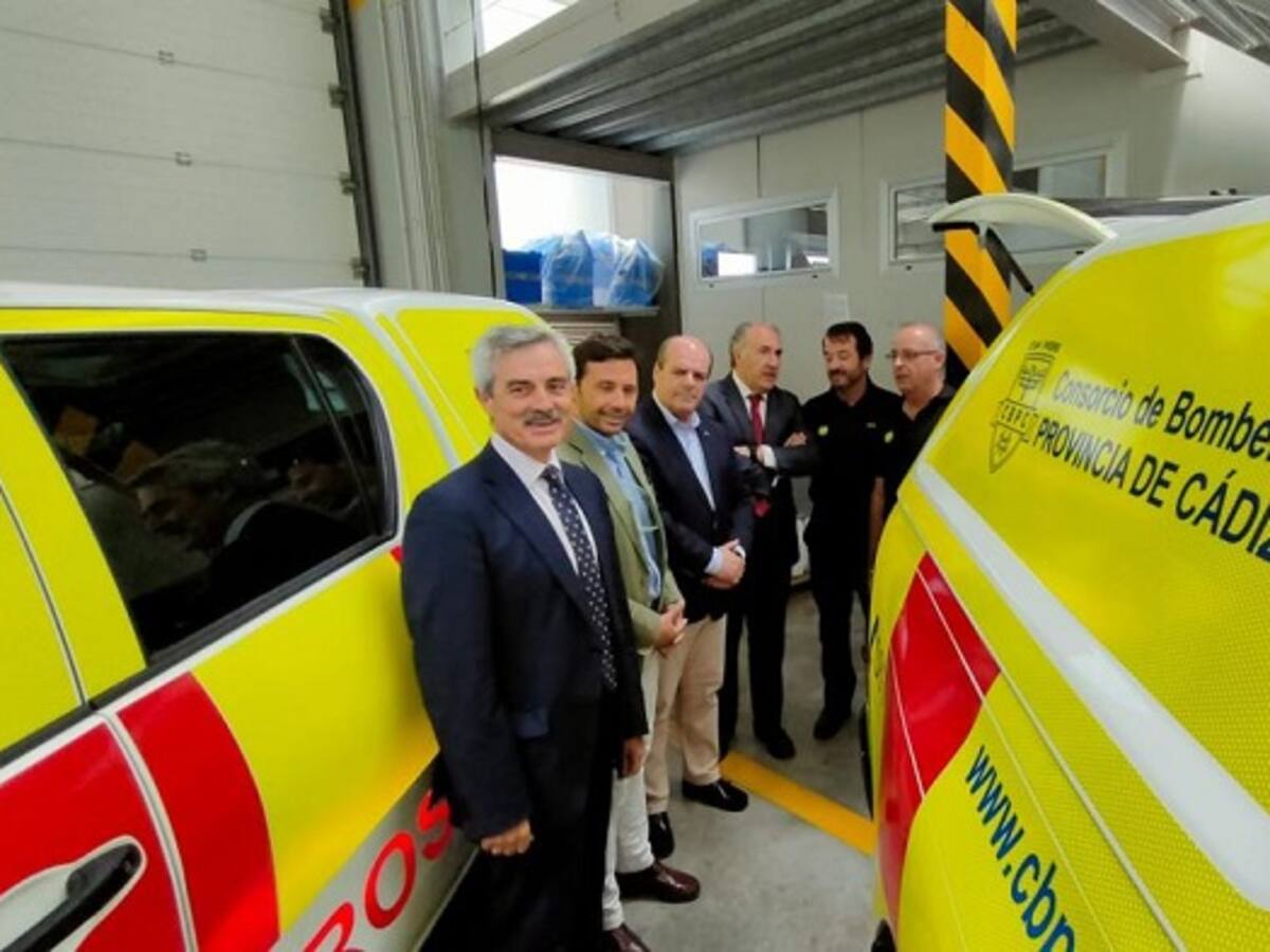 Presentada en Algeciras una nueva partida de vehículos de Bomberos