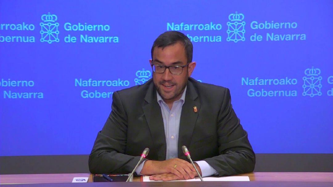 Javier Remírez, portavoz del Gobierno de Navarra