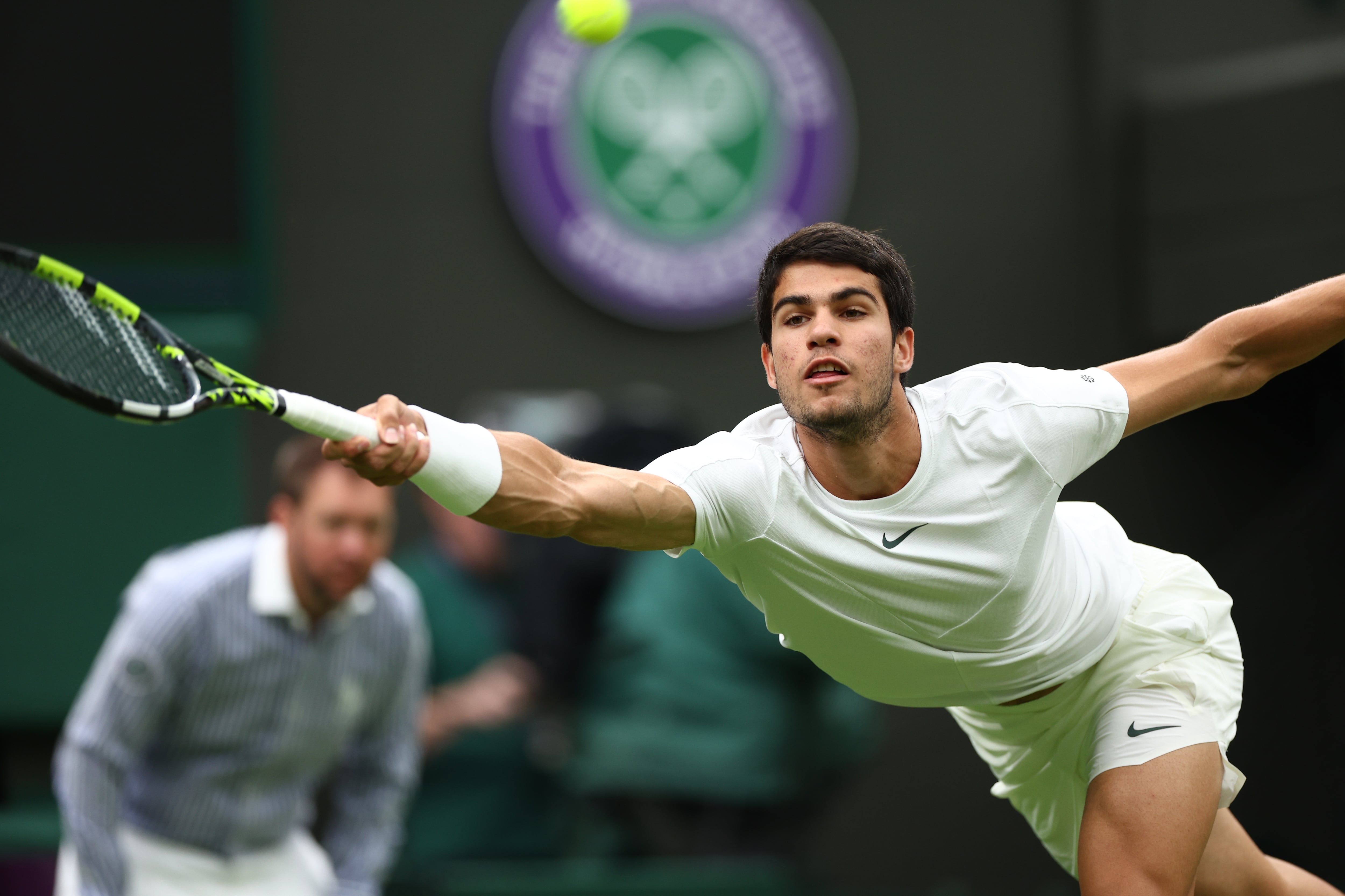 Carlos Alcaraz en Wimbledon 2023