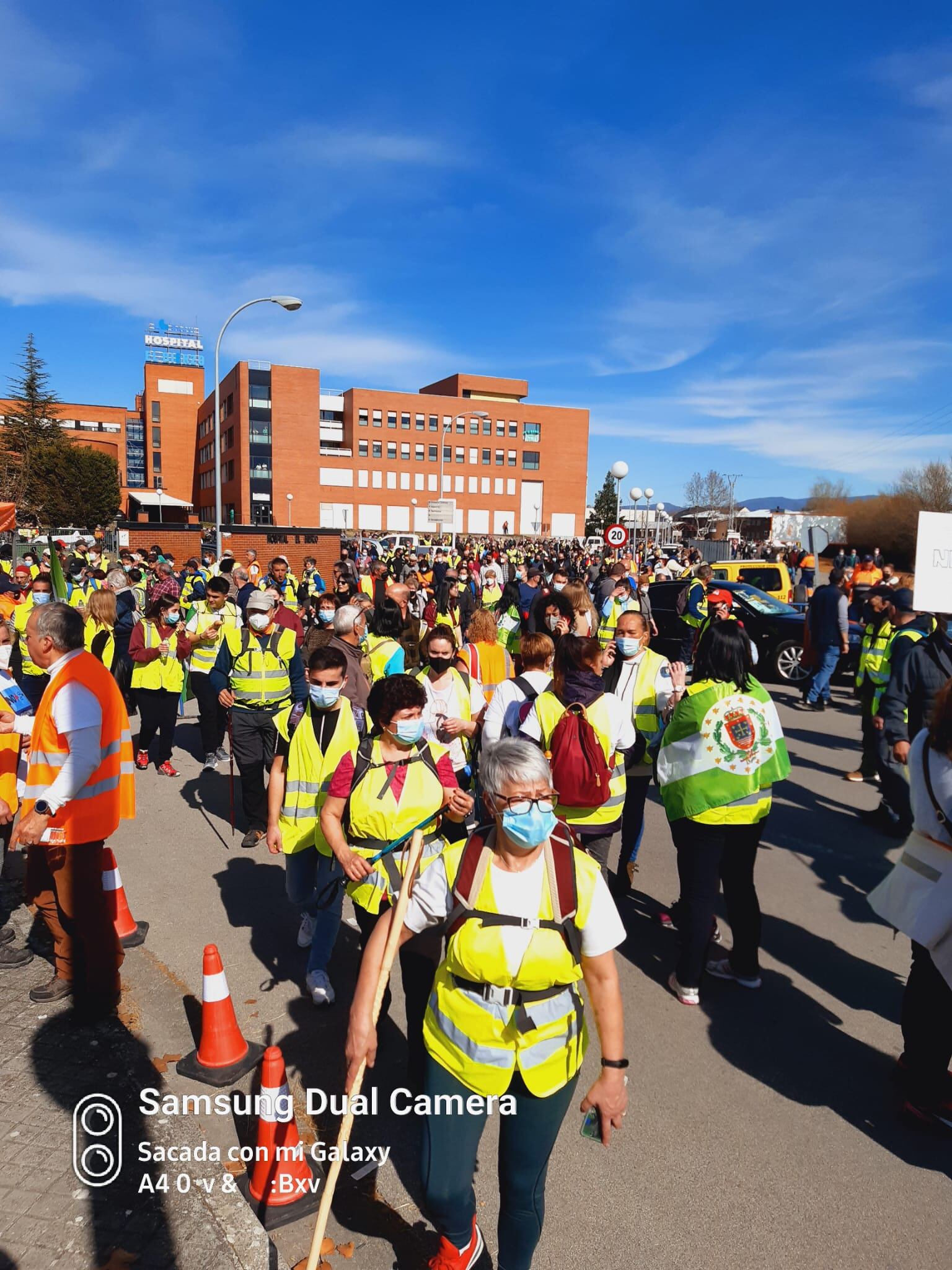 Llegada al Hospital del Bierzo