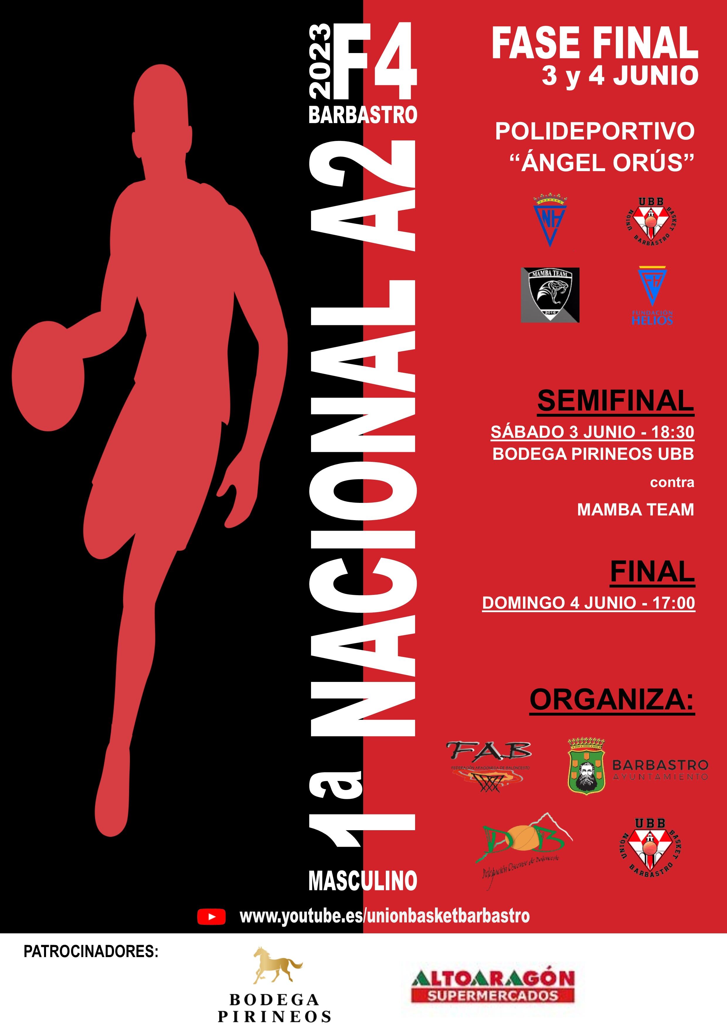 El Unión Basket Barbastro será el anfitrión de la Final a Cuatro de 1ª Nacional A2