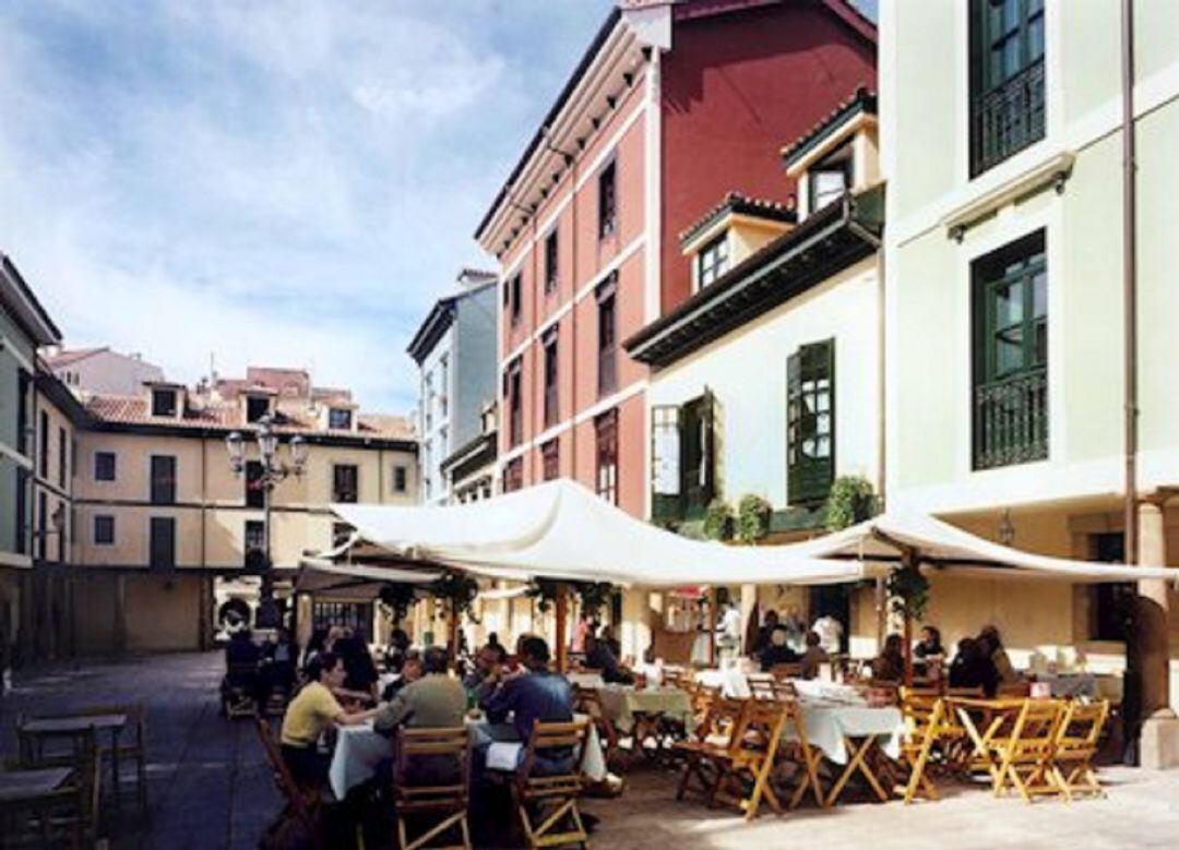 Imágen de archivo de una terraza en el Fontán