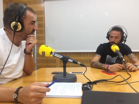 Pedro Morata, entrevistando a José Luis Morales